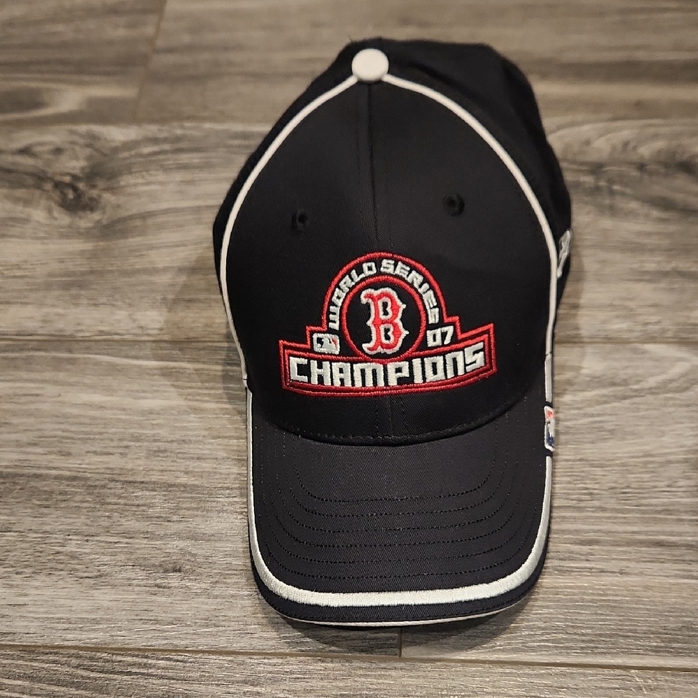 EUC New Era 2007 Boston Redsox World Series Champions Black Cap OSFA